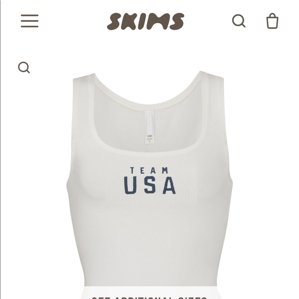 Skims Team USA Olympics tank